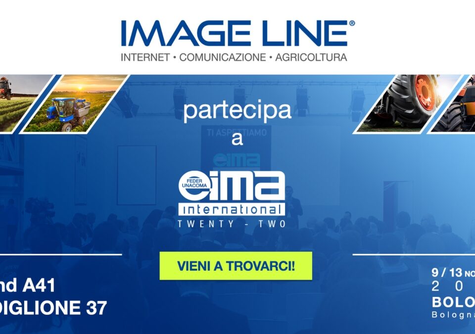 Image Line® a EIMA 2022: stand A41, pad 37