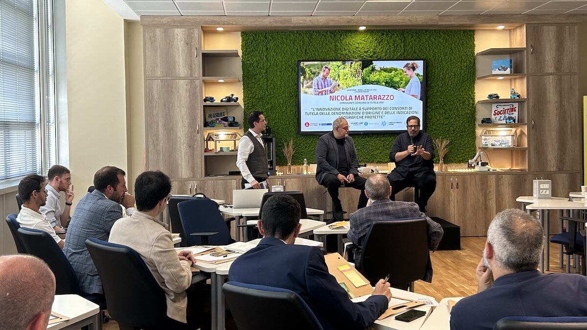 Il workshop era dedicato alla filiera vitivinicola e all'innovazione sostenibile.