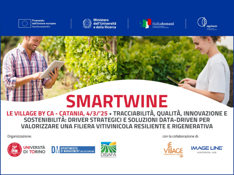 Tracciabilità, qualità, innovazione e sostenibilità: driver strategici e soluzioni data-driven per valorizzare una filiera vitivinicola resiliente e rigenerativa