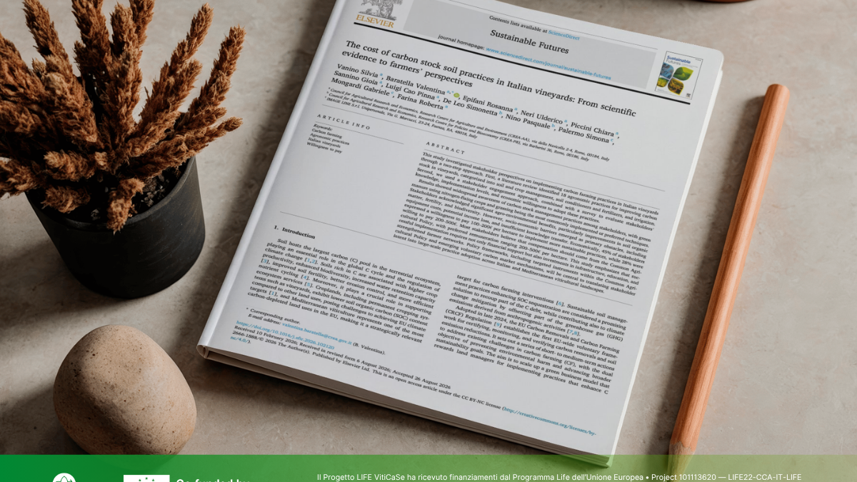 LIFE VitiCaSe pubblicato articolo scientifico